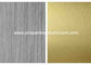 Aluminio revestido cepillado del color de Champán 3.0m m para los muebles interiores