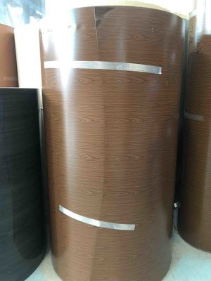 Coilar de recubrimiento de aluminio de color marrón/blanco de 24 x 50 pulgadas x 100 pies utilizado para la instalación de techos y revestimientos