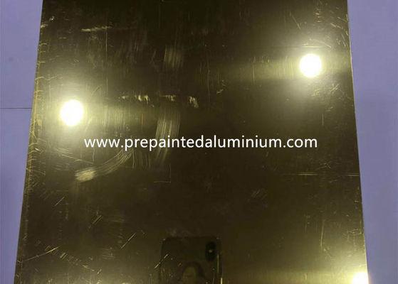 La lamina de aluminio de la iluminación de hoja del final del espejo de EN572 1m m 1250m m pulió anodizado