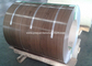 AA3003 3015 H24 Grano de madera templada de aluminio recubierto de color bobina de aluminio recubierto de PVDF para la producción techos