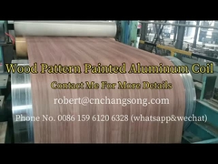 Fabricante de revestimiento de aluminio con patrón de madera - Contacte con nosotros robert@cnchangsong.com