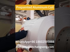 Bobina de aluminio prepintada personalizable para sus necesidades específicas