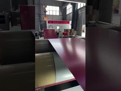 Círculos de aluminio pre-pintados de color rojo