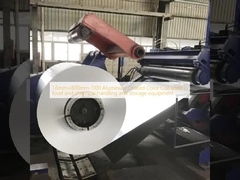 1.6 mm × 800 mm-1100 bobina de color recubierta de aluminio utilizada en equipos de manipulación y almacenamiento de alimentos y productos químicos