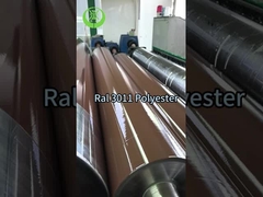 de aluminio de poliéster Ral 3011