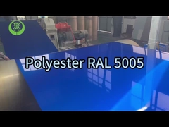 Aluminio de poliéster Ral 5005