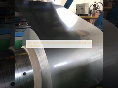 1060 Aleación de aluminio (0,1 mm/1200 mm) para aplicaciones de disipadores de calor de 5 g