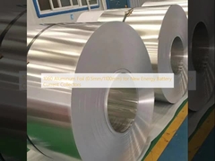 Lámina de aluminio 1060 (0,5 mm/1100 mm) para colectores de corriente de baterías de nueva energía