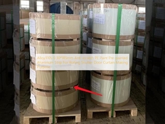 Alloy3105 0,30*185mm Pintura anti-rasguños PE Pre-pintada de aluminio para la fabricación de cortinas de persianas