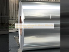 Aleación de aluminio 1060 GutterFlex (0,8 mm × 1000 mm) para sistemas de canaletas de agua de lluvia