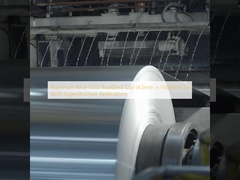 Aleación de aluminio 5052 bobina de tornillo (4.5 mm × 1500 mm) para aplicaciones de superestructura de yates