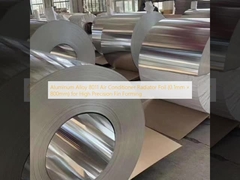 Aleación de aluminio 8011 Air acondicionador de aire Radiador Foil (0.1 mm × 800 mm) para formación de aletas de alta precisión