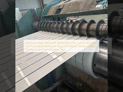 Aleación de aluminio 3003 H24 Blanco Ambos laterales Colord de aluminio Bobina de tiras de aluminio preluminio 300 mm de ancho 1.00 mm de espesor para el signo de la letra del canal