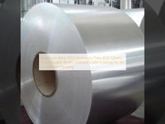 Placa de aluminio de aleación de aluminio 5052 (0,8–1,2 mm, ancho personalizable, revestimiento de color opcional) para carcasa de aire acondicionado