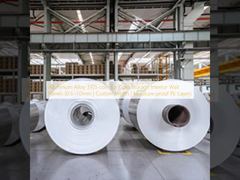 Bobinas de aleación de aluminio 3105 para paneles de pared interiores de almacenamiento en frío (0,6–1,0 mm | Ancho personalizado | Capa de PE a prueba de humedad)