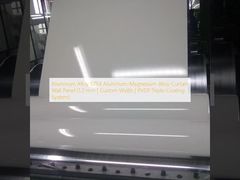 Panel de muro cortina de aleación de aluminio y magnesio 5754 de aleación de aluminio (1,2 mm | Ancho personalizado | Sistema de triple revestimiento PVDF)
