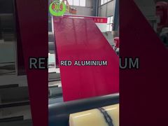 Bobina de aluminio prelacada ROJO