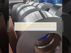 Lámina de aluminio de aleación de aluminio 8079 para láminas de aislamiento térmico de automóviles (0,02–0,05 mm | Ancho personalizado | Revestimiento reflectante de calor)