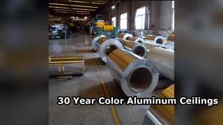 Hojas de techo de aluminio duraderas, color de 30 años