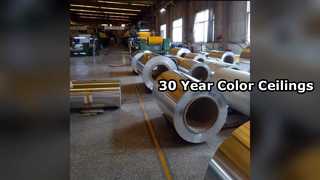 Paneles de techo de aluminio de color por 30 años