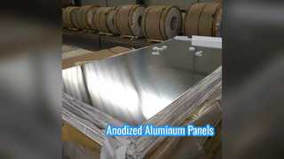 Paneles interiores de aluminio anodizado