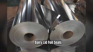 Papel de aluminio profesional para tapas de bebidas lácteas