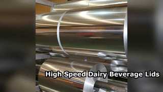 8011 Las tapas de bebidas lácteas de papel de aluminio sellan la frescura