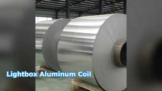 Bobina de aluminio duradera para cajas de luz