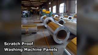 Paneles de aluminio duraderos para lavadoras