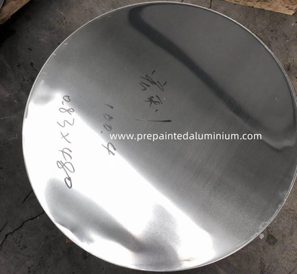 hoja de círculo pre pintada de la aleación de aluminio del diámetro 480m m del grueso de 0.8m m