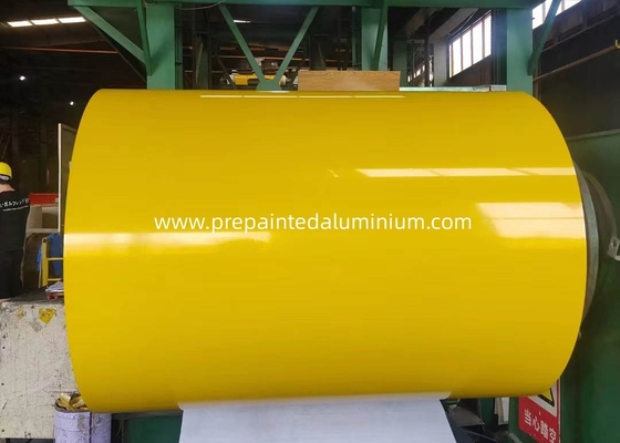 Grueso de aluminio de la bobina 0.50m m de la capa de pintura de PVDF para cubrir la construcción