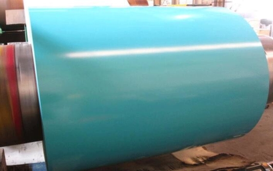 Grueso de aluminio prepintado capa de la bobina 0.50m m del color del PE para la hoja de la techumbre