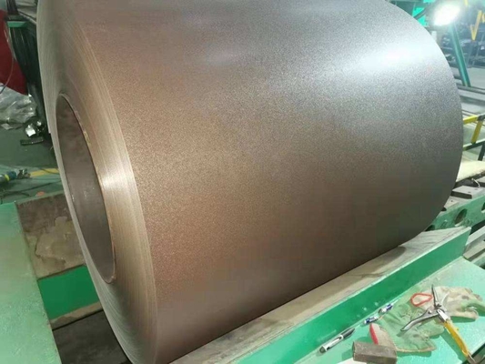 hoja de aluminio de la capa del rodillo de la categoría alimenticia del color del grueso 8011 H14 Glod de 0.22m m usada para el anillo de tirón de aluminio
