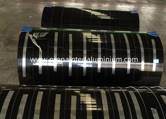Tira de aluminio revestida en la bobina para hacer tienda las muestras de publicidad de aluminio