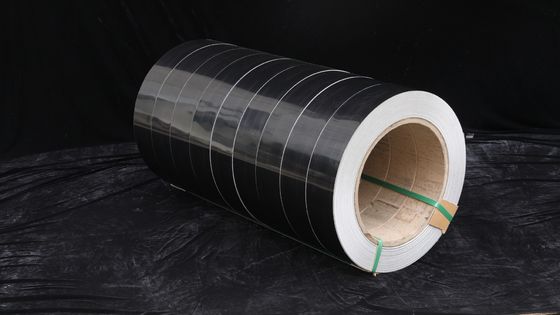 Hoja de aluminio recubierta de color negro y brillante para señales y decoraciones