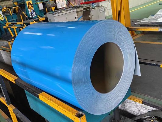 1.5 mm de espesor bobinas de aluminio prepintadas PE / PVDF / SMP recubrimiento disponible