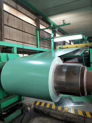 PE / PVDF / SMP bobina de aluminio recubierta de color para puerta de persiana de rodillo 0,95 mm de espesor