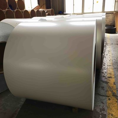 ASTM 0.0209 pulgadas de espesor 3003 H24 Alta durabilidad Aluminio recubierto de blanco y verde con PE/PVDF recubierto