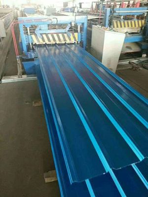 24 Gauge X 914mm AA3003 / 3004 Corrugado Ral Color Pre-pintado Hoja de aluminio para el techo y el revestimiento de la pared