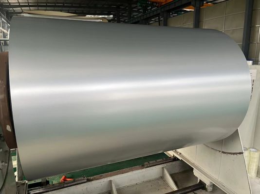 Capa de aluminio recubierta de color plateado de aleación 8011 H14 de 0,23 mm de espesor bobina de aluminio pre-pintada de grado alimenticio para la fabricación de tapas de vino