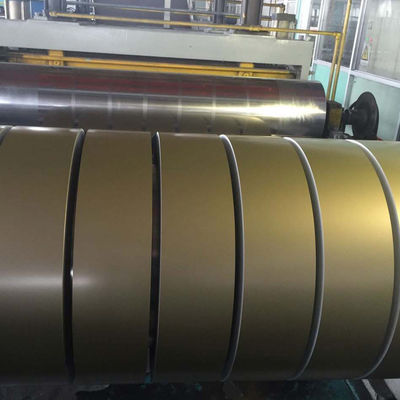 Aleación 3105 0,25*173mm Anti-rasguños PE de color pre-pintado de aluminio de la tira para la fabricación de cortinas de puerta de persianas rodantes