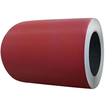 Coilar de aluminio recubierto de color rojo Hoja/placa/panel de aluminio prepintado para pared de cortina