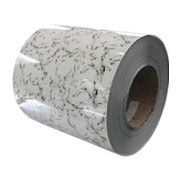 Decoración de suelos bobina/hoja/placa de aluminio recubierta de color con vena de mármol/madera