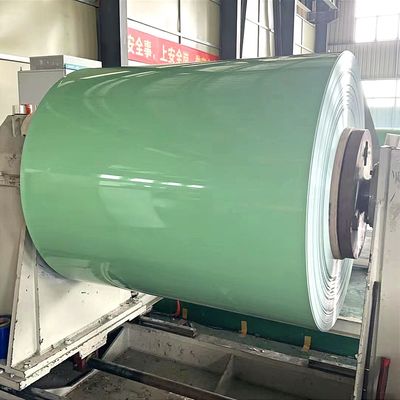 Coilar de aluminio pre-pintado de color de 2,0 mm verde para paneles de compartimientos de trenes