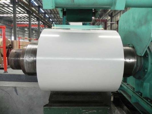 Aleación 3005 de color blanco 0,65 mm de espesor 1000 mm de ancho de color blanco recubrimiento de aluminio para la fabricación de lavadoras y secadoras