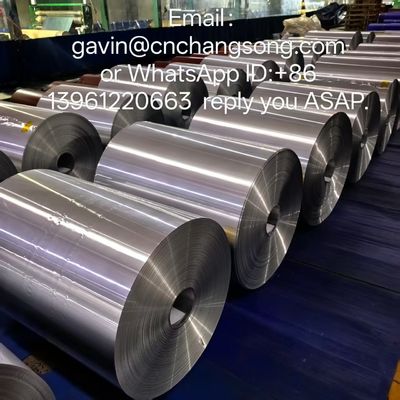 A8011 0,6 mm/1250 mm Película de aluminio de color conveniente y duradera para el embalaje flexible