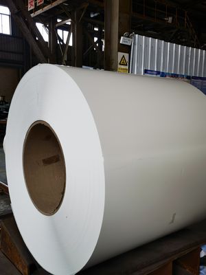 1.2 mm × 1200 mm Serie 1000 bobina de aluminio blanco recubierto de color