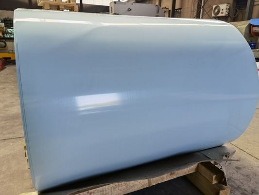 0.8mm*1250mm 3003 Serie H24 Hoja de aluminio en relieve a temperatura bobina de aluminio con recubrimiento de color basado en los requisitos del cliente y compatible con RoHS