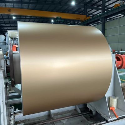 0.08mm espesor 45mm anchura bobina de papel de aluminio pre-pintado para la fabricación de cinta de ventilación de cresta rodante