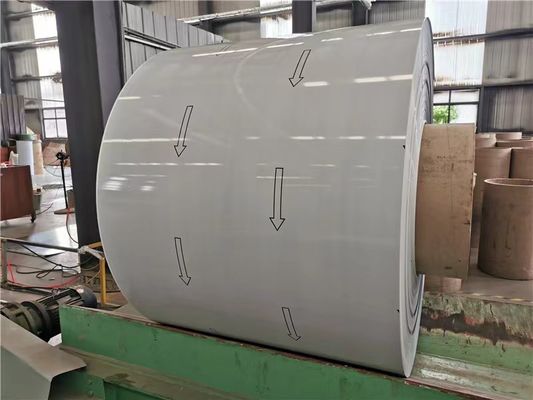 3005 H47 0.4MM bobina de aluminio recubierta de color prepintada para techos metálicos persianas de aluminio exteriores